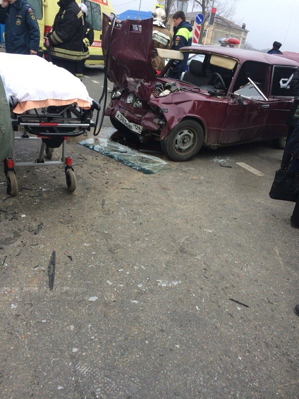 В Ставрополе произошло ДТП с маршруткой. Шестеро пострадавших