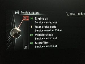 История обслуживания BMW iDrive