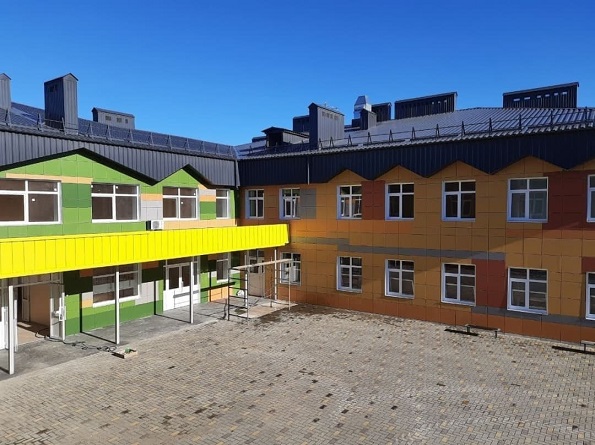 Новый детский сад в городе Кисловодске на улице Замковой