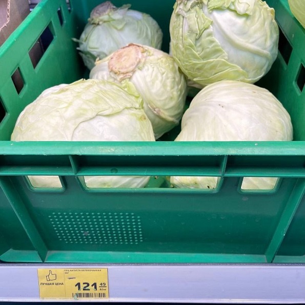 Цена на капусту