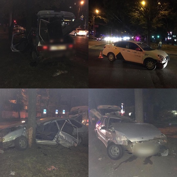 В центре Ставрополя произошло ДТП, в результате которого пострадал один участник