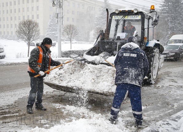 Уборка снега в Ставрополе