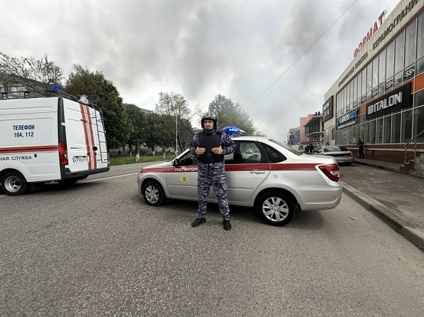 капитан Николай К. Росгвардейцы приняли участие в ликвидации последствий чрезвычайного происшествия в Пятигорске