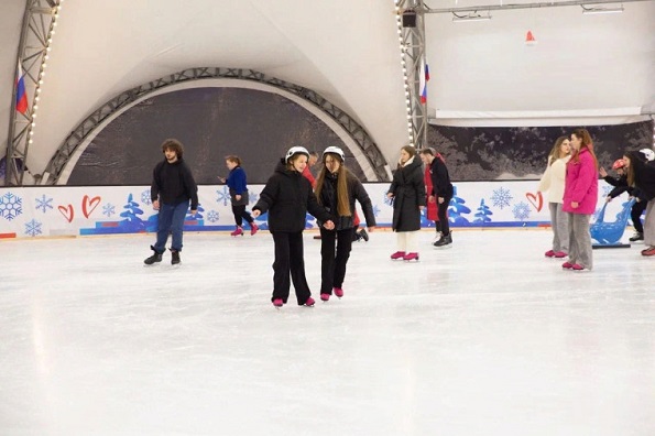 Каток «В сердце города» в Ставрополе