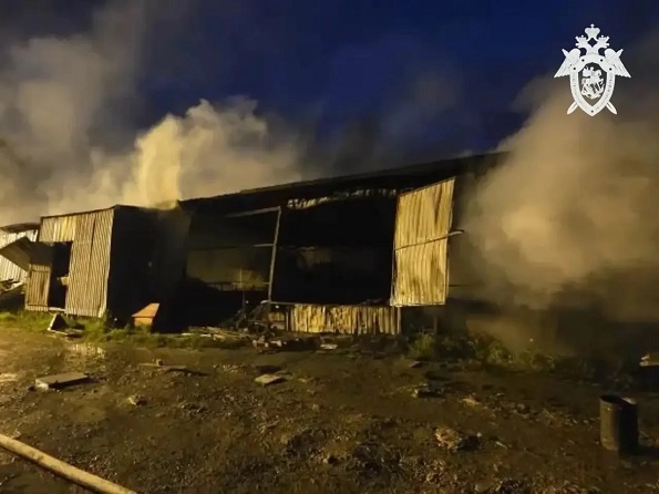 Мужчина погиб при пожаре в мебельном цеху Михайловска: проводится проверка