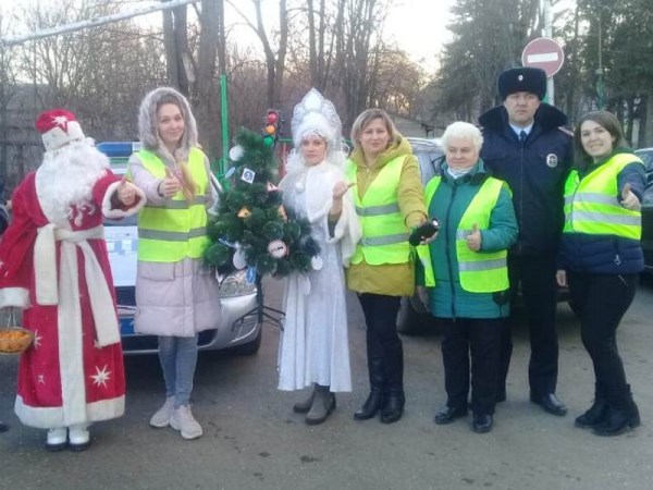 На Ставрополье «Новогодний патруль» заступил на охрану безопасности юных пешеходов