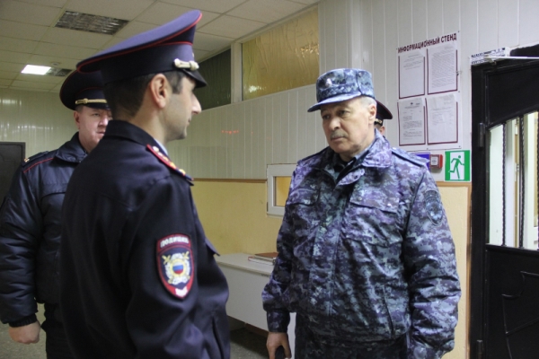 Александр Олдак посетил с рабочим визитом нефтекумский отдел полиции