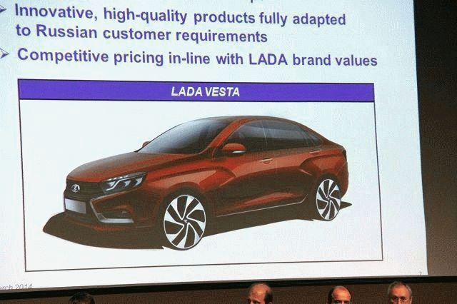 Новая LADA Vesta вместо LADA Priora появится в 2015 году