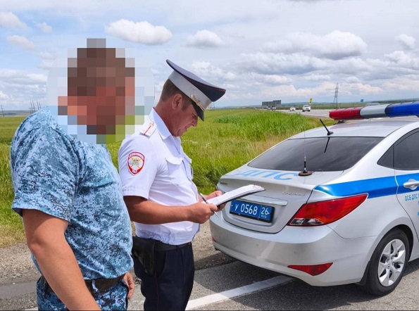 Автоинспекторы Ставрополья выявили должников на автодороге