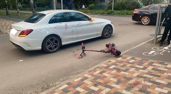 В Ставрополе пострадал подросток на электросамокате