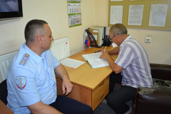 Председатель Общественного совета посетил изолятор временного содержания отдела полиции Предгорного района