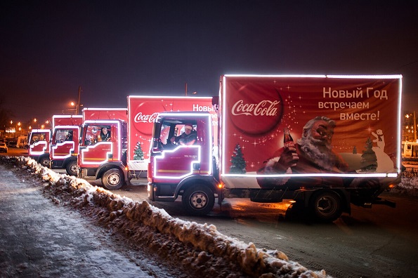 Рождественский караван Coca-Cola в Ставропольском крае