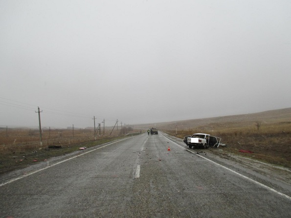 В Александровском районе погиб водитель Жигули после ДТП с КАМАЗом