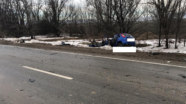 В Кочубеевском районе в лобовом столкновении с грузовиком погиб водитель легкового автомобиля
