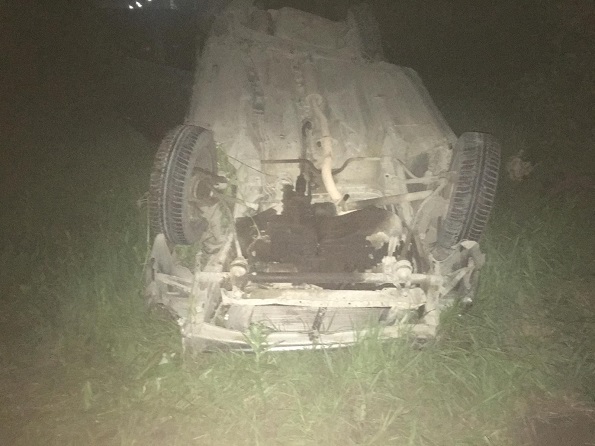 В Предгорном районе после опрокидывания авто скончался водитель