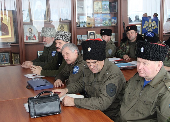 В Ставрополе состоялся первый в 2018 году совет атаманов окружного казачьего общества Терского войска