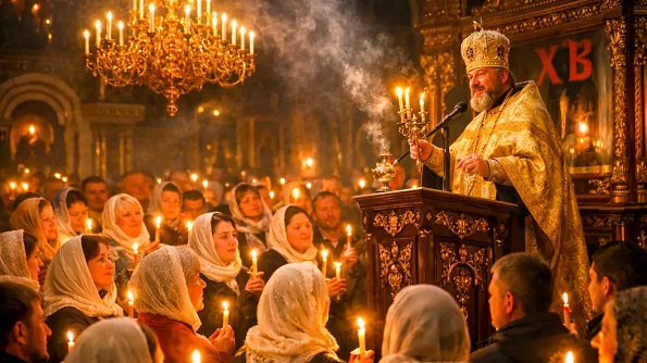 Благодатный огонь из Иерусалима 