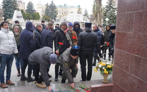 Митинг на Крепостной горе в честь дня рождения Александра Суворова