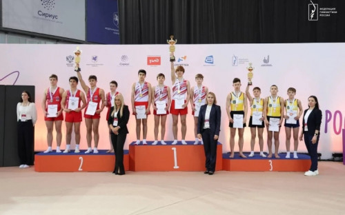 Акробаты из Ставрополя на всероссийских соревнованиях в «Сириусе»