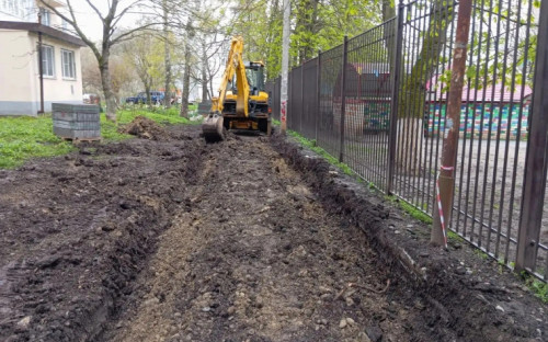 Работы по обновлению дорожно-транспортной сети