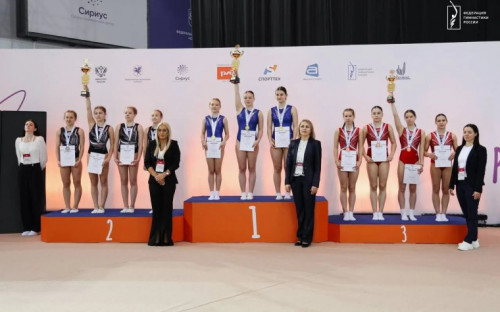 Акробаты из Ставрополя на всероссийских соревнованиях в «Сириусе»