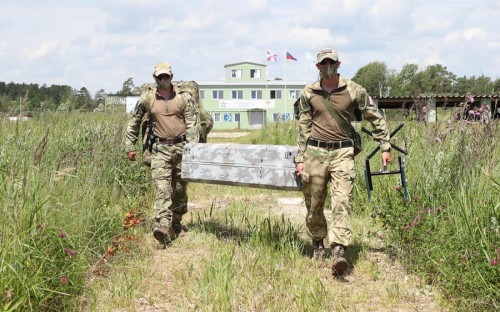 Военнослужащие Северо-Кавказского округа Росгвардии