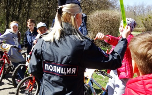 Ставропольские школьники приняли участие в «Безопасном велокроссе»