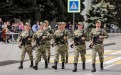 Сотрудники Росгвардии маршируют в Пятигорске