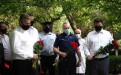 Полицейские почтили память погибших в результате вооруженного нападения в 1995 году