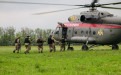 Десантная подготовка Росгвардии с вертолетом Ми-8