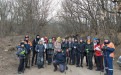 Воспитанники секции спортивного туризма средней школы №34 из Ставрополя
