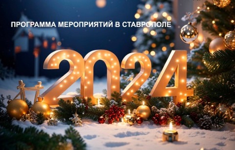 Программа мероприятий на Новый год и Рождество 2024 года в Ставрополе
