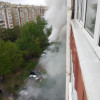 Пожар на улице Пирогова 40/2 в Ставрополе