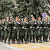 Сотрудники Росгвардии маршируют в Пятигорске