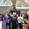 Захоронение красноармейца Павла Антоновича Бурдина в селе Кара-Тюбе