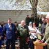 Захоронение красноармейца Павла Антоновича Бурдина в селе Кара-Тюбе