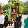 Паломники в древнем храме Нижнего Архыза