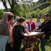 Паломники в древнем храме Нижнего Архыза