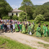 Паломники в древнем храме Нижнего Архыза