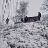 Спасение замерзшей собаки
