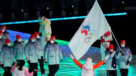 Российские олимпийские спортсмены в Пекине
