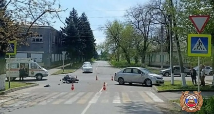 Мотоциклист пострадал в ДТП в Георгиевске