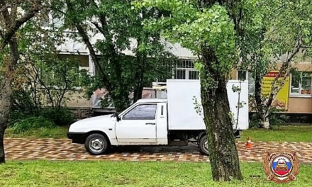 В Ставрополе водитель на автомобиле “ВИС” совершил наезд на пешехода, двигаясь задним ходом по тротуару