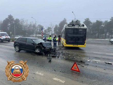 В Ставрополе ДТП авто и троллейбуса