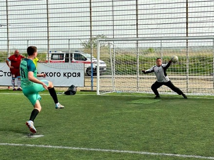 Команда УФСИН Ставрополья играет в мини-футбол