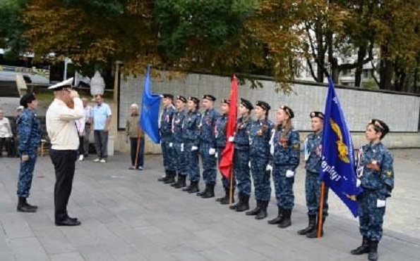 Кисловодские кадеты взяли благословение на поездку в Новороссийск