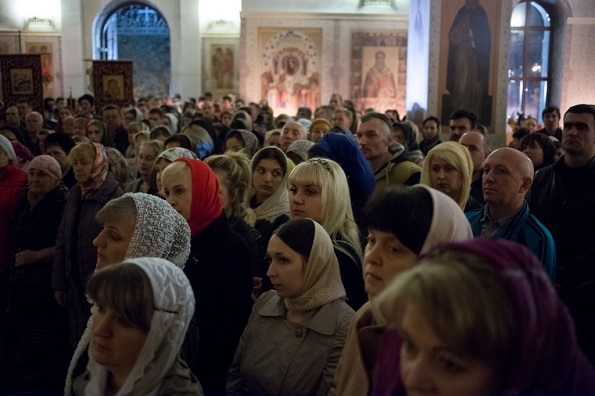 В Спасском соборе Пятигорска впервые прозвучали песнопения Пасхи на сирийском языке