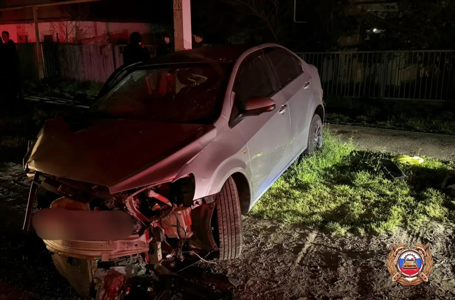 В Курском округе в результате столкновения двух автомобилей погиб человек ещё 1 ранен