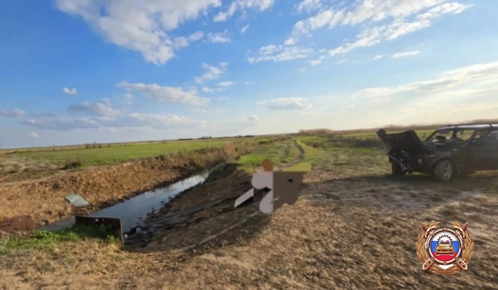 Водитель "Нивы" погиб съехав в канал в Арзгирском округе