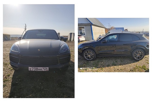 Изъятый следователями «Porsche Cayenne S» у экс-министра строительства Ставрополья
